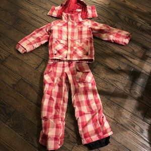 Patagonia girls S 8 snow suit coat and snow pant